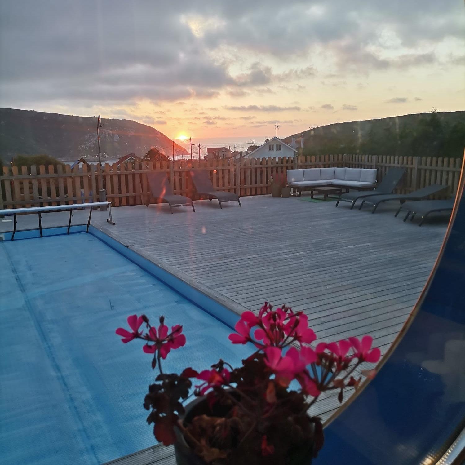 Cabanas De Vendaval Malpica Dış mekan fotoğraf